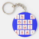 ITS A
 POWER
 PLAY
 GOAL!  Keychains