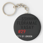 ---sshhhh! FLORAMAE    VASAY   Keychains