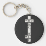    T
 YOU
    G
    E
    T
    H
 ME
    R  Keychains