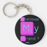 Whatssupp
 My
 Friend ?  Keychains