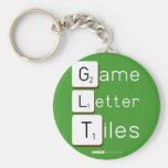 Game
 Letter
 Tiles  Keychains