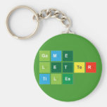 Game
 Letter
 Tiles  Keychains