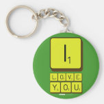 I
 LOVE
 YOU  Keychains