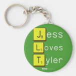 Jess
 Loves
 Tyler  Keychains