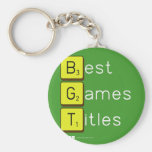 Best
 Games
 Titles  Keychains