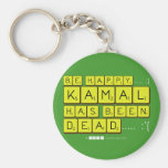bE happy..... :)
     Kamal
 has been
 dead..... :'(  Keychains