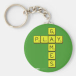      G
 PLAY
       M
       E
       S  Keychains