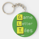 Game
 Letter
 Tiles  Keychains