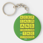 Keep
 Calm
 And
 Follow
 >>The
 Vishal  Keychains