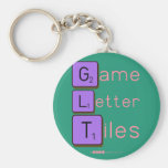 Game
 Letter
 Tiles  Keychains