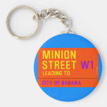 Minion Street  Keychains