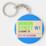 Minion Street  Keychains