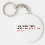 Laurenjade yusuf Jodrell rd  Keychains