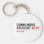 Cunnilingus  crescent  Keychains