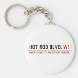 Hot Rod Blvd.  Keychains