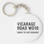 VICARAGE ROAD  Keychains