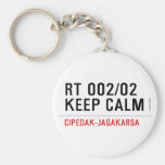 RT 002/02 KEEP CALM  Keychains