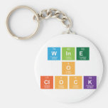 Wine
 o
 clock  Keychains