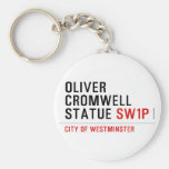 oliver cromwell statue  Keychains