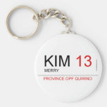 KIM  Keychains