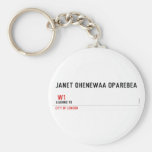 JANET OHENEWAA OPAREBEA     Keychains
