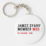 Jamzz Syarif Member  Keychains
