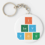 I 
 luv 
 You  Keychains