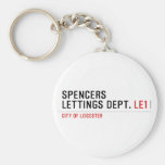 Spencers Lettings Dept.  Keychains