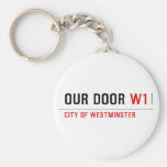 OUR DOOR  Keychains