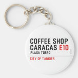 Coffee shop Caracas  Keychains