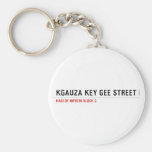 Kgauza Key Gee Street  Keychains