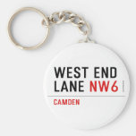 West End  Lane  Keychains