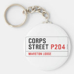 Corps Street  Keychains