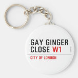 GAY GINGER CLOSE  Keychains