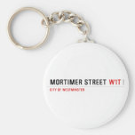 Mortimer Street  Keychains
