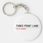 THREE POINT LANE  Keychains
