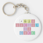 Jesus
 Christ
 Is
 Lord  Keychains