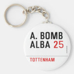 A. BOMB ALBA  Keychains