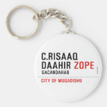 C.risaaq daahir  Keychains