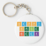Happy
 Spring
 Break  Keychains