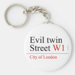 Evil twin Street  Keychains