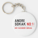 ANDRE SOKAK  Keychains