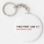 THREE POINT LANE  Keychains