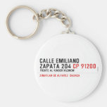 CALLE EMILIANO  ZAPATA 204  Keychains