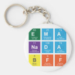 ema
 nada
 bff  Keychains