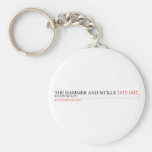 the hammer and sickle  Keychains