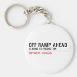 off Ramp ahead  Keychains