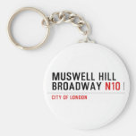 MUSWELL HILL BROADWAY  Keychains