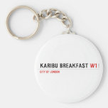 karibu breakfast  Keychains