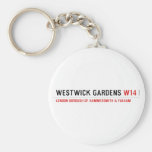 Westwick Gardens  Keychains
